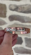Load and play video in Gallery viewer, Elk horn Copper Cuff #2
