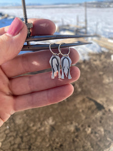 Horse Butt earrings